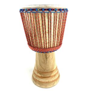 light weight ghana djembe with red rope